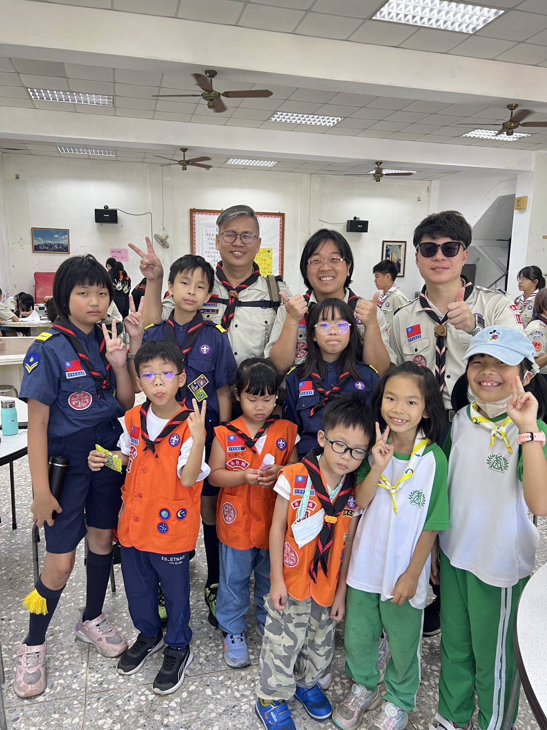 相關圖片4-南投縣童軍齊聚鯉魚潭 挑戰自我迎向國際視野開訓