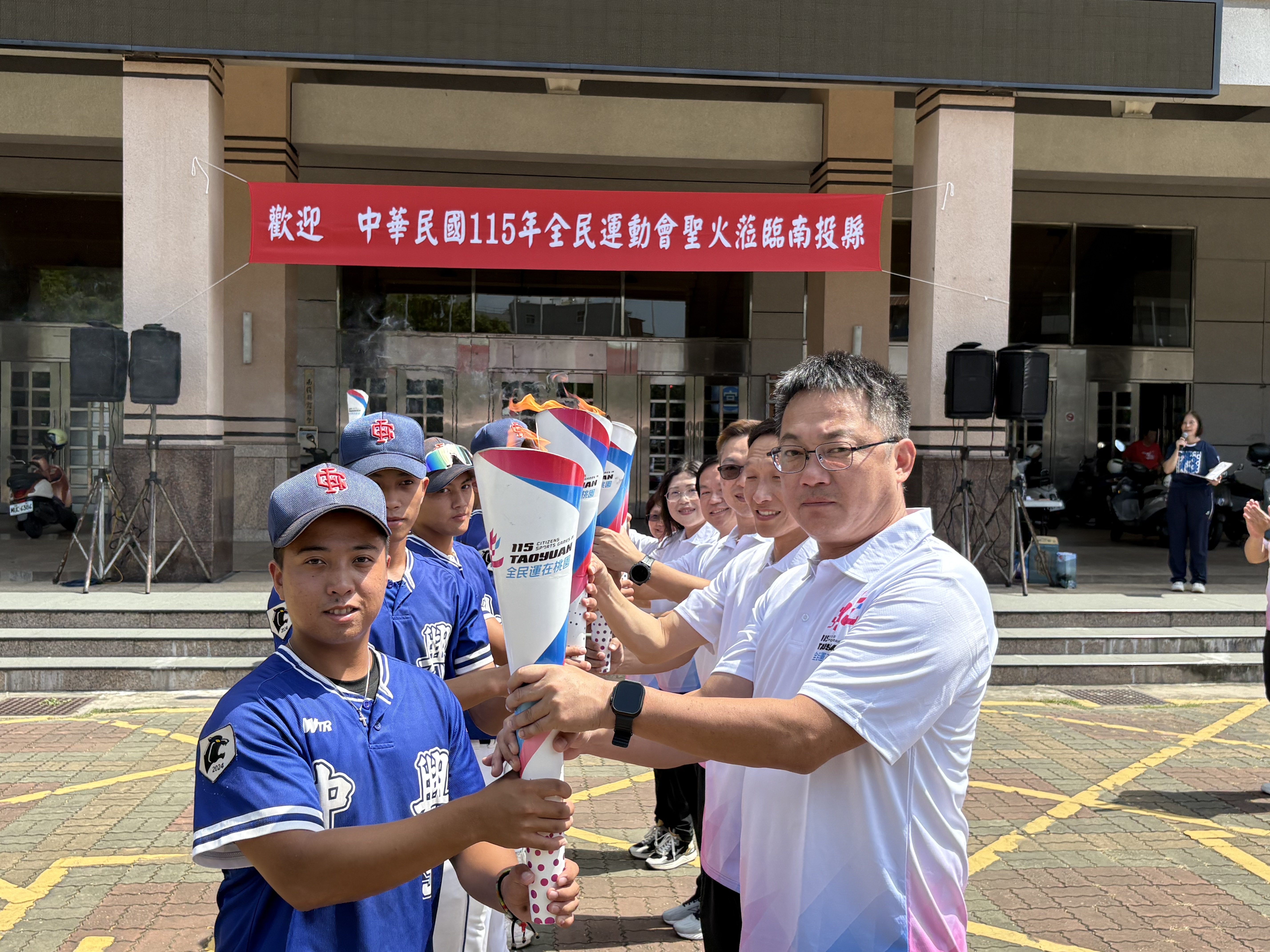 圖片-115年全民運動會聖火抵達南投 南投英雄蓄勢待發 迎戰巔峰