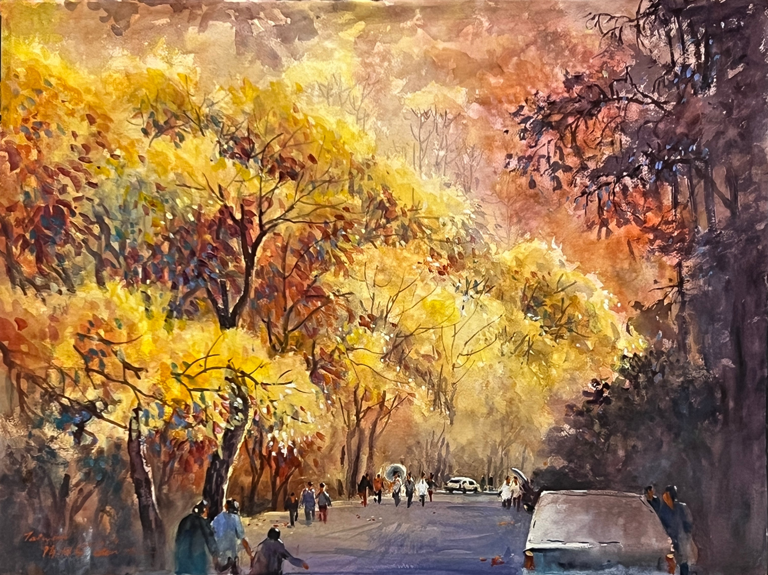 文章圖片-與自然共舞-陳明弘師生水彩畫聯展