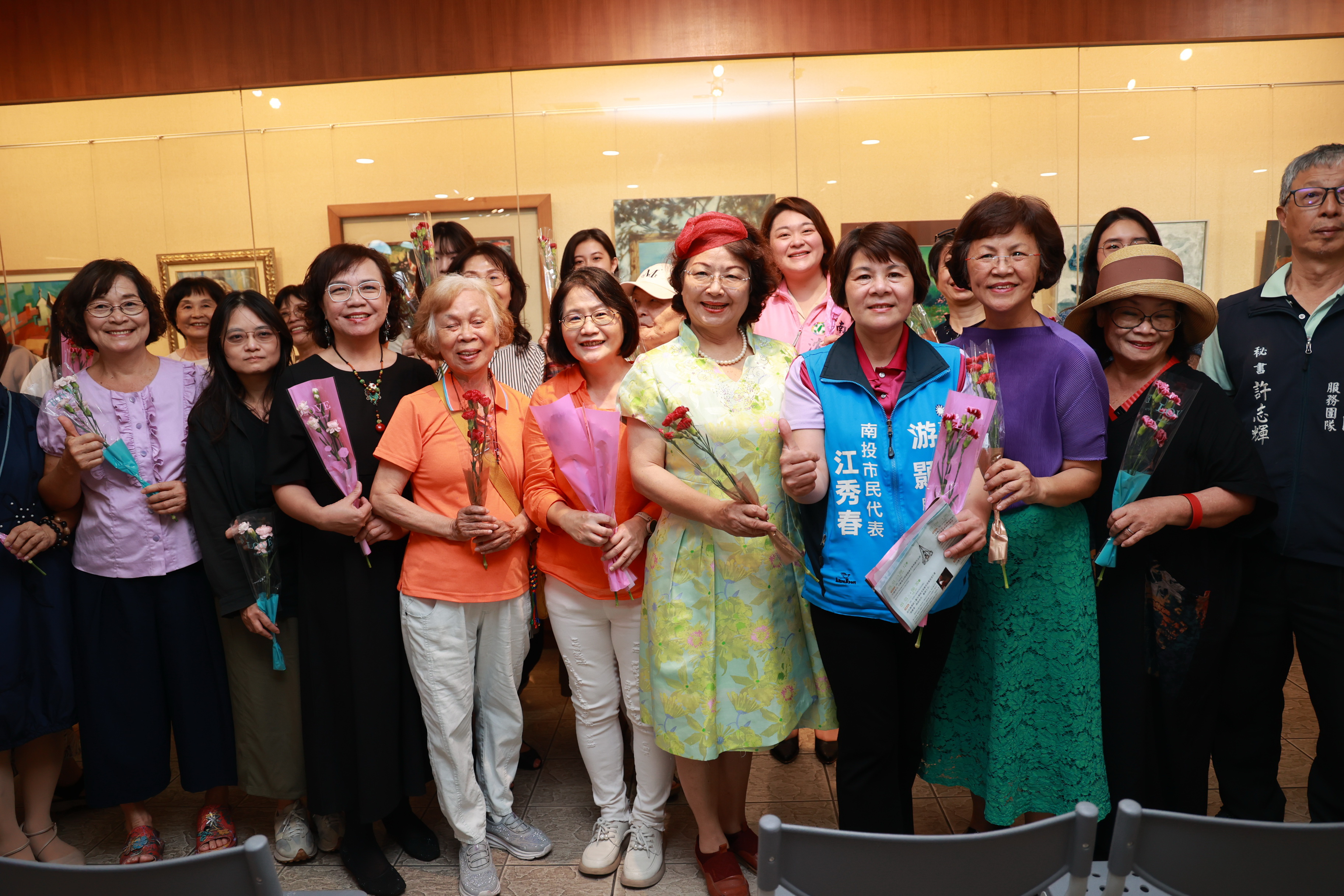 相關圖片3-南投縣「她畫．她話」女性藝術特展開幕　61位女藝術家呈現生命多元樣貌