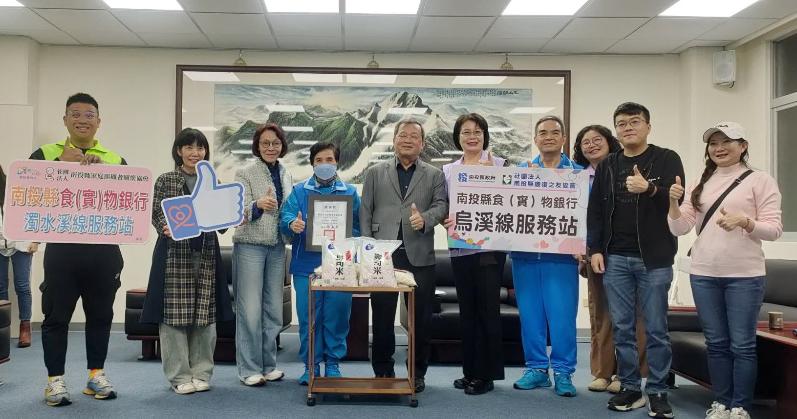 圖片-新北市汐止區善琴慈惠堂捐贈5千斤白米幫助本縣弱勢民眾