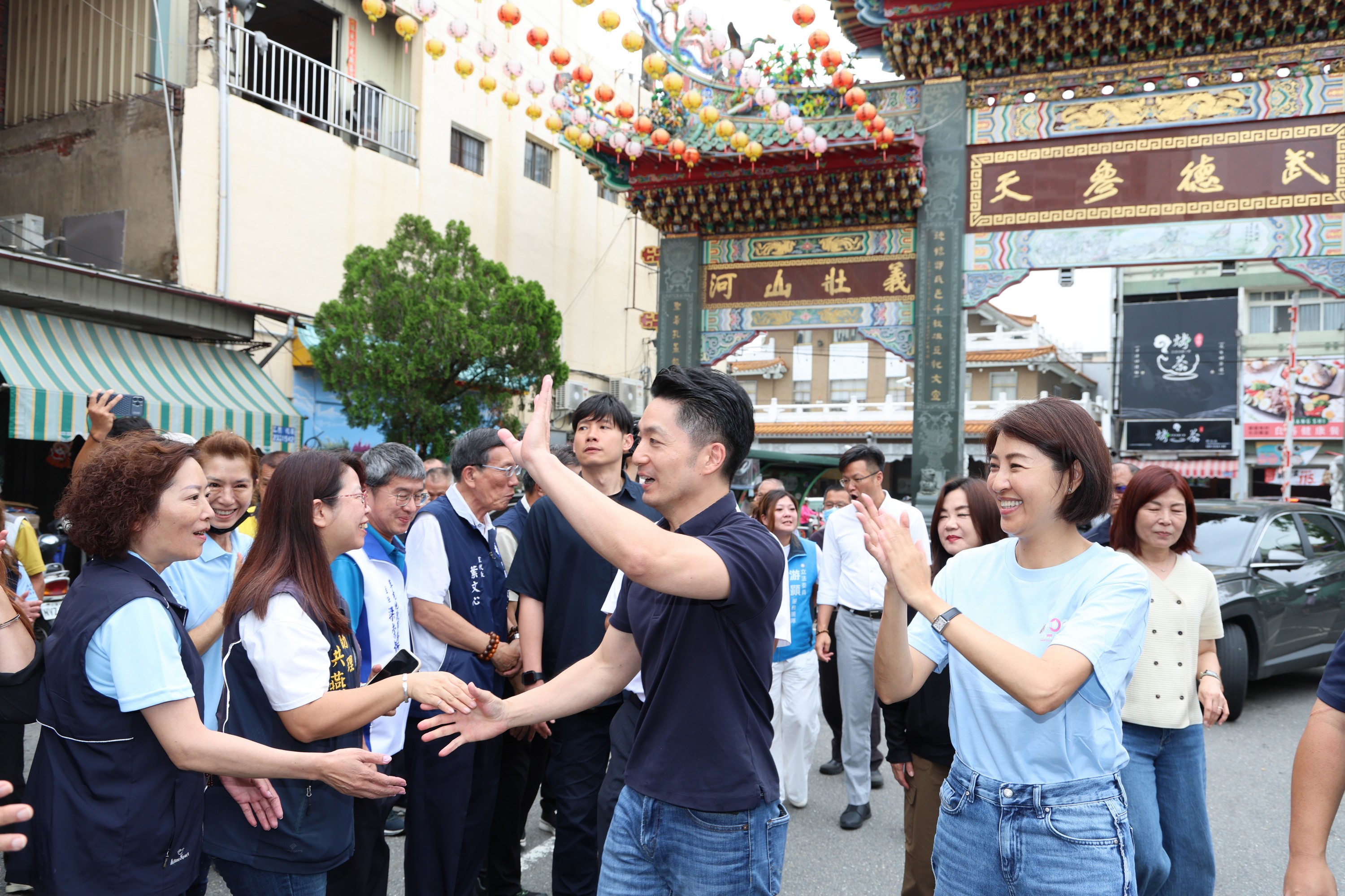 圖片-台北市長蔣萬安參訪惠德宮、敦和宮 允諾協力許縣長加強北市、投縣互惠交流