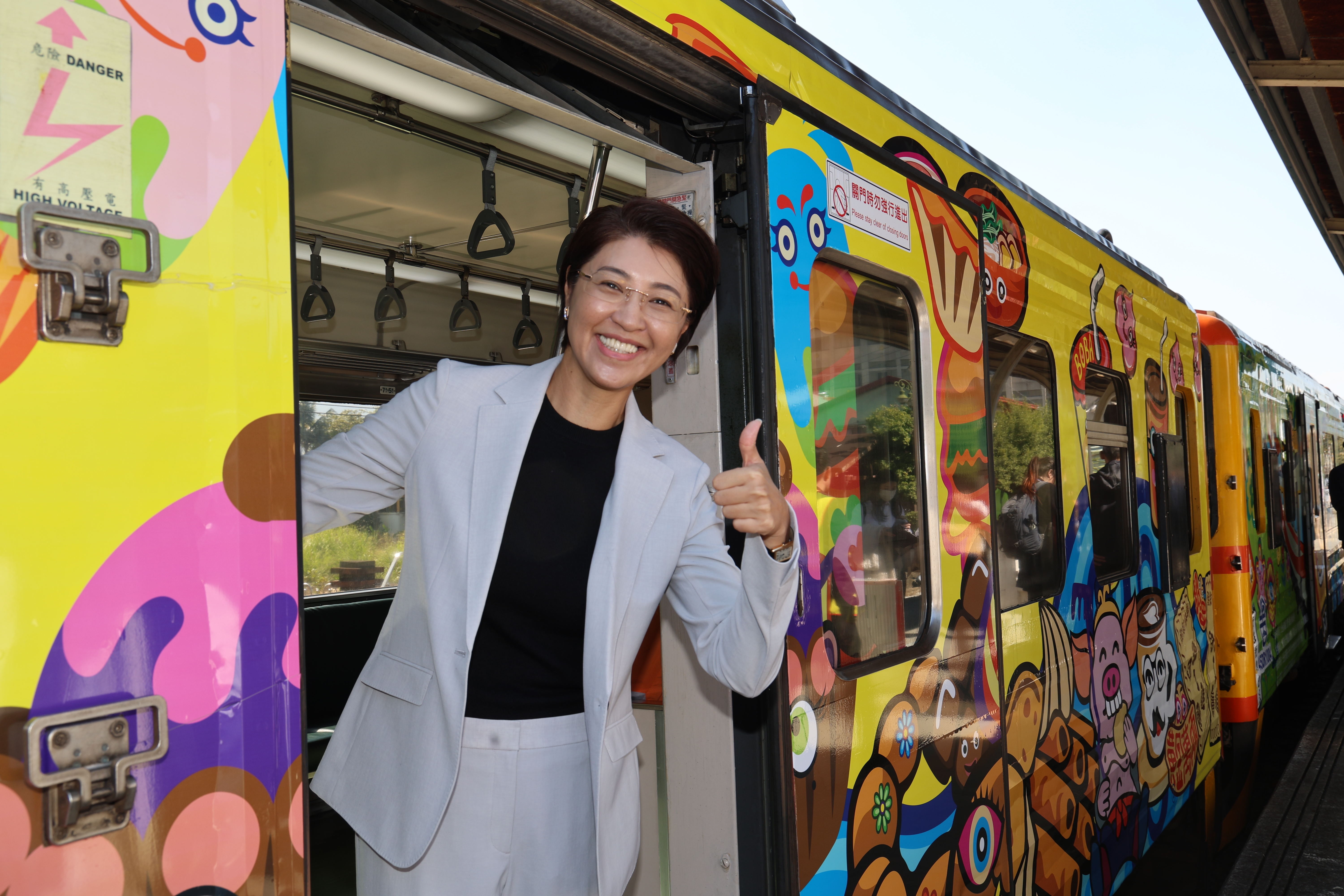 圖片-喜迎集集線鐵路第一階段復駛「西遊記」彩繪列車首航  濁水至集集站5日通車，同步預告7月全線通車