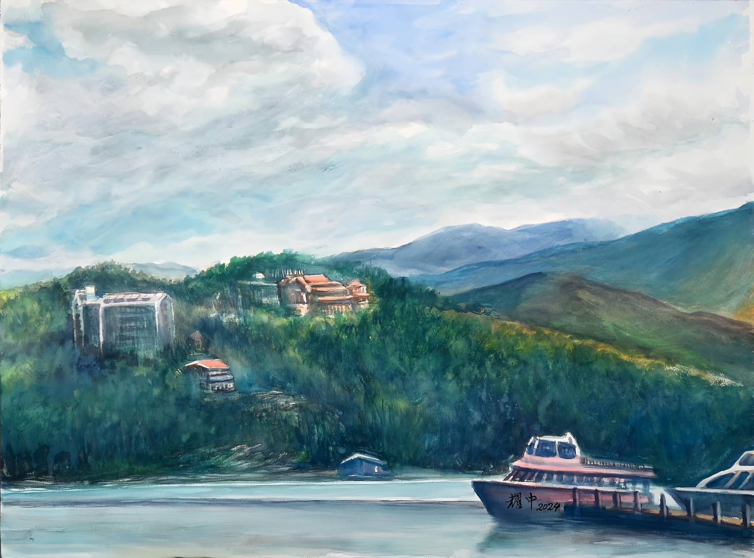 文章圖片-「新竹市快樂畫會」—於5月9日起於虎山藝術館展出