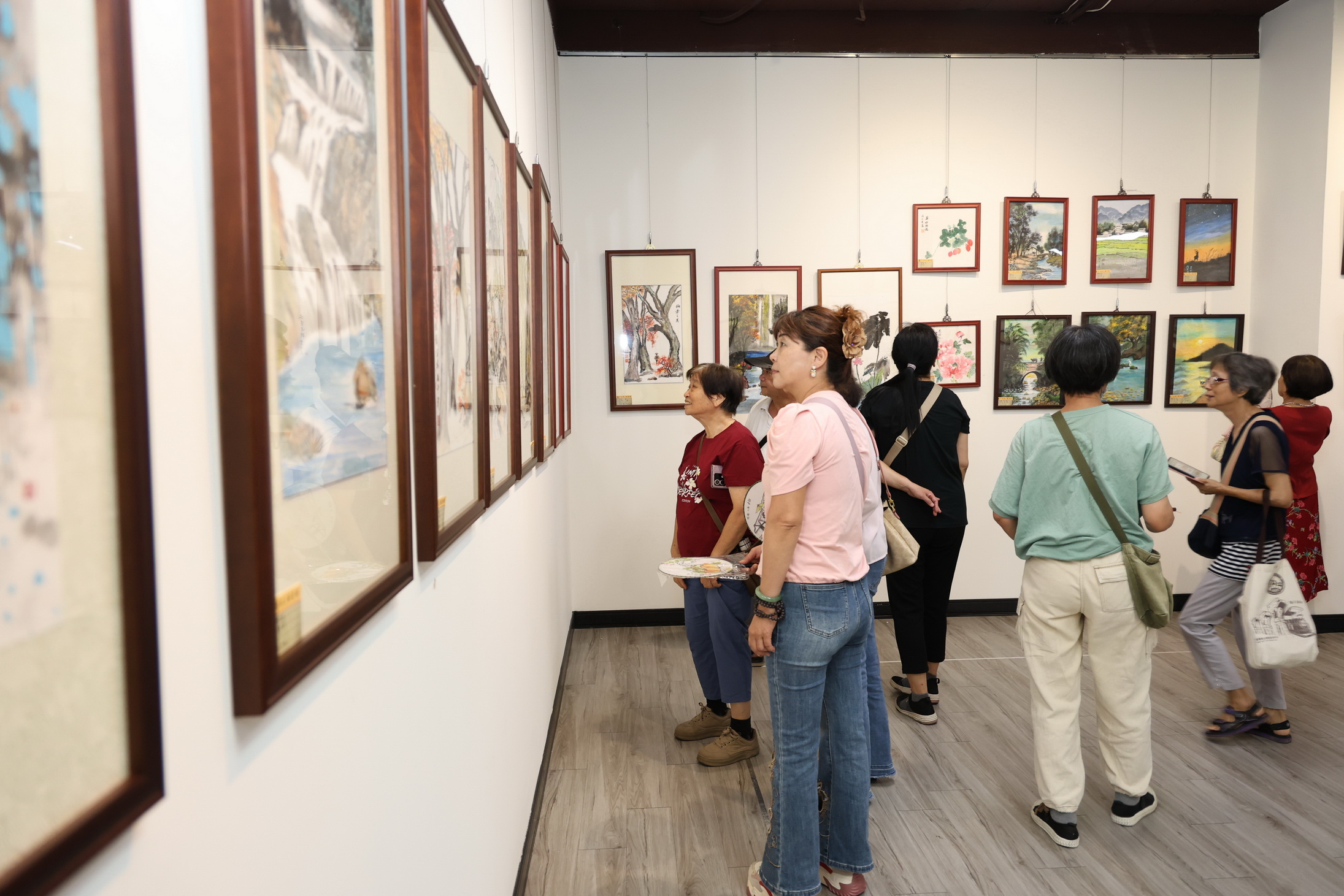 相關圖片8-「草屯鎮和平老人會書法水墨聯展」開幕 百餘件作品有看頭