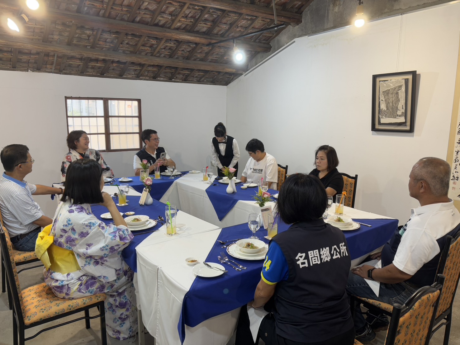 相關圖片5-青年首度攜手社區與校園  名間風味餐桌溫暖上桌