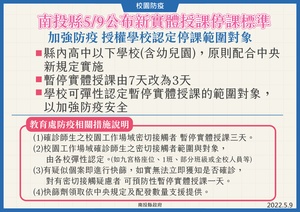 連至 停課標準 完整照片