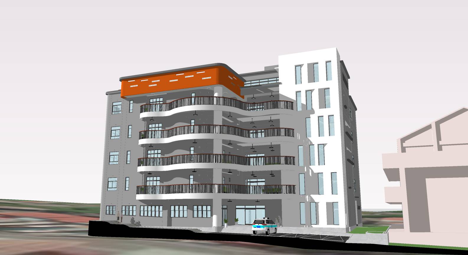 相關圖片4-鹿谷鄉長照綜合大樓上樑   南投首家設「失智專區」住宿長照機構