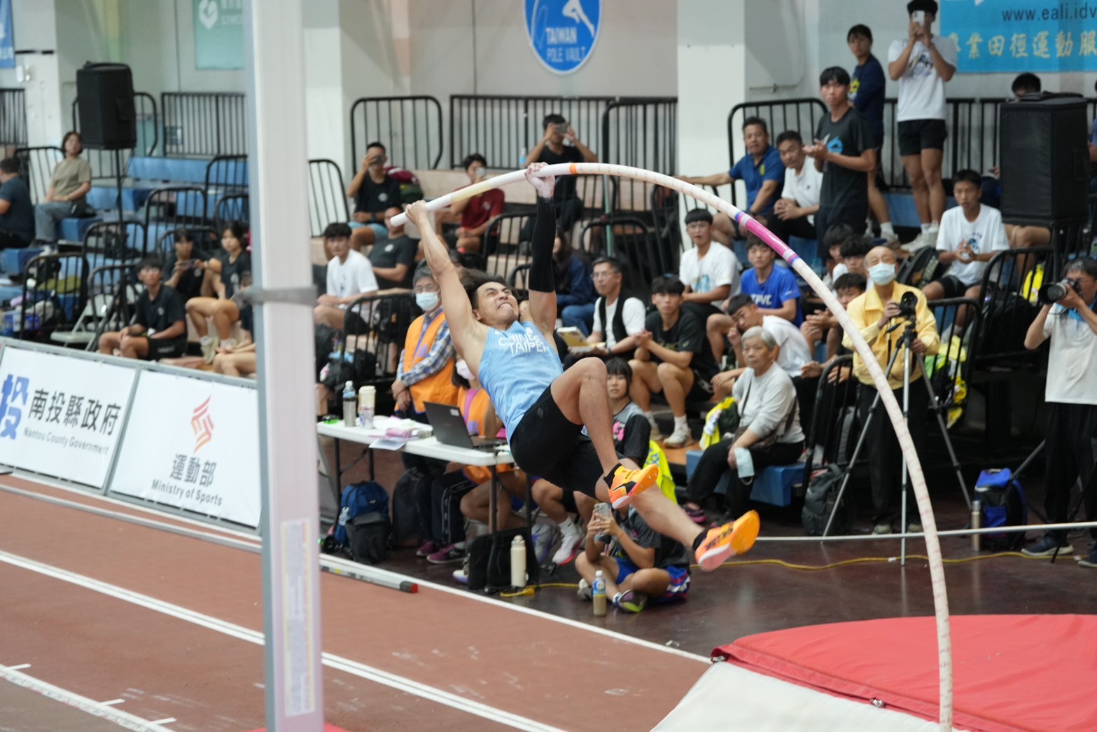 圖片-2026南投國際室內撐竿跳高賽圓滿落幕 展現在地體育實力