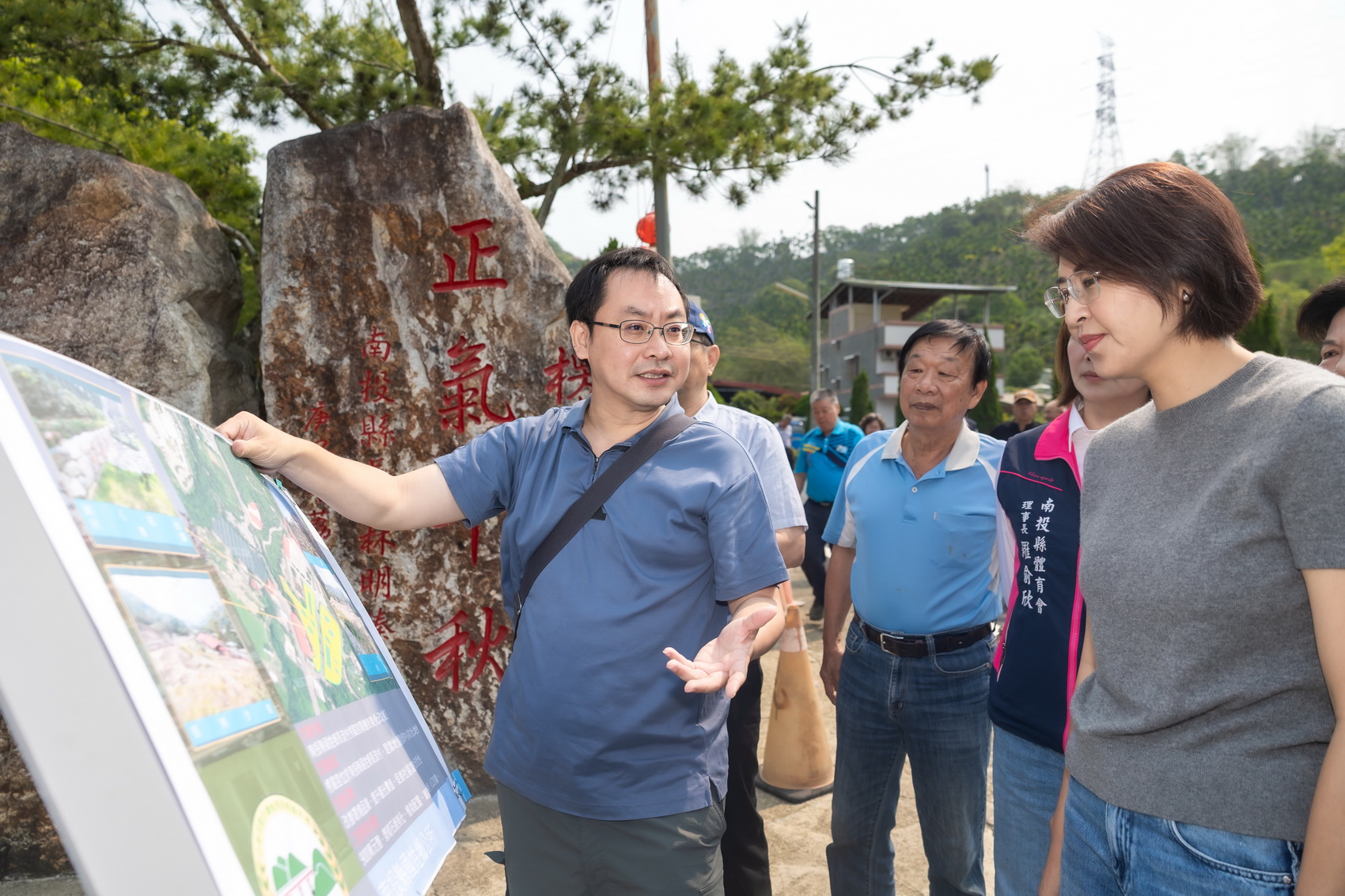 圖片-縣府與國姓公所合作綠美化楞嚴宮周邊　打造新亮點