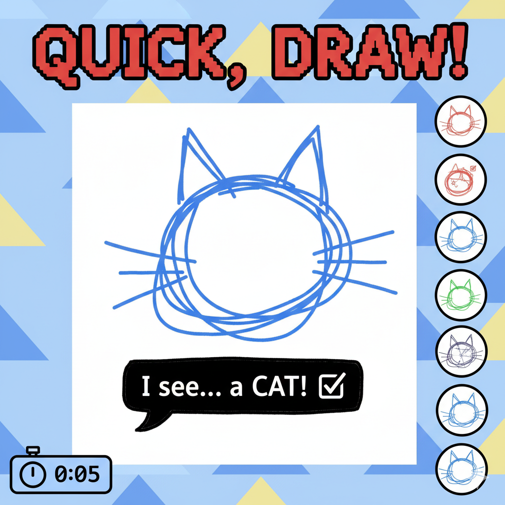 圖片-跟AI玩畫畫！Google《Quick, Draw!》讓機器學會看懂你的塗鴉