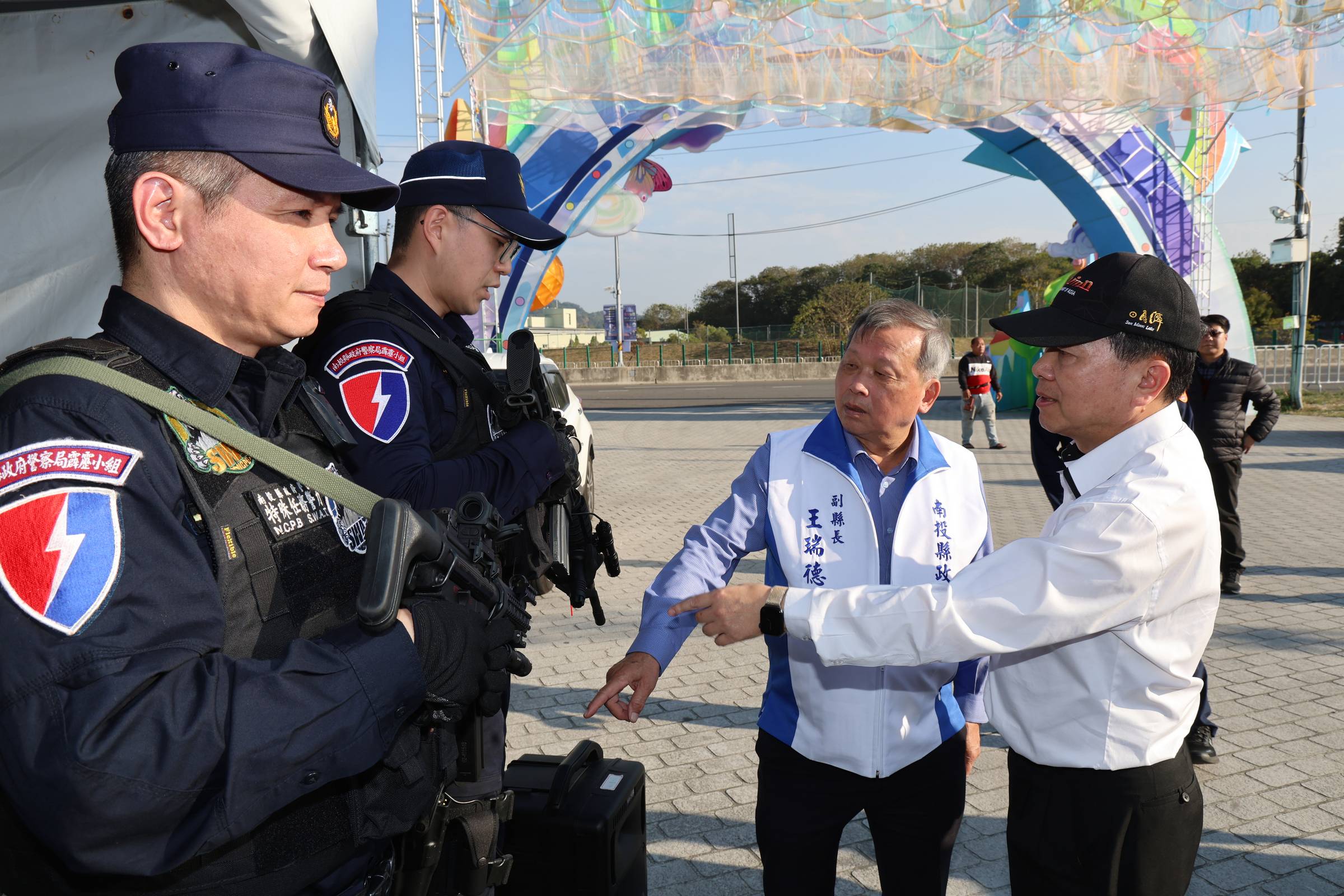 相關圖片3-強化緊急應變能力 縣府辦理2026南投燈會安全維護演習 