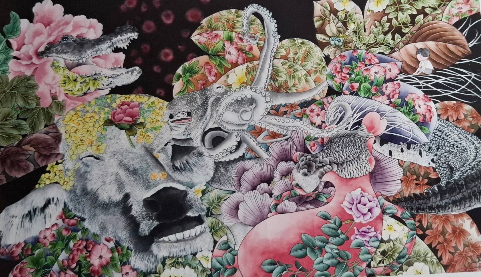 文章圖片-臺中市花千樹書畫學會聯展