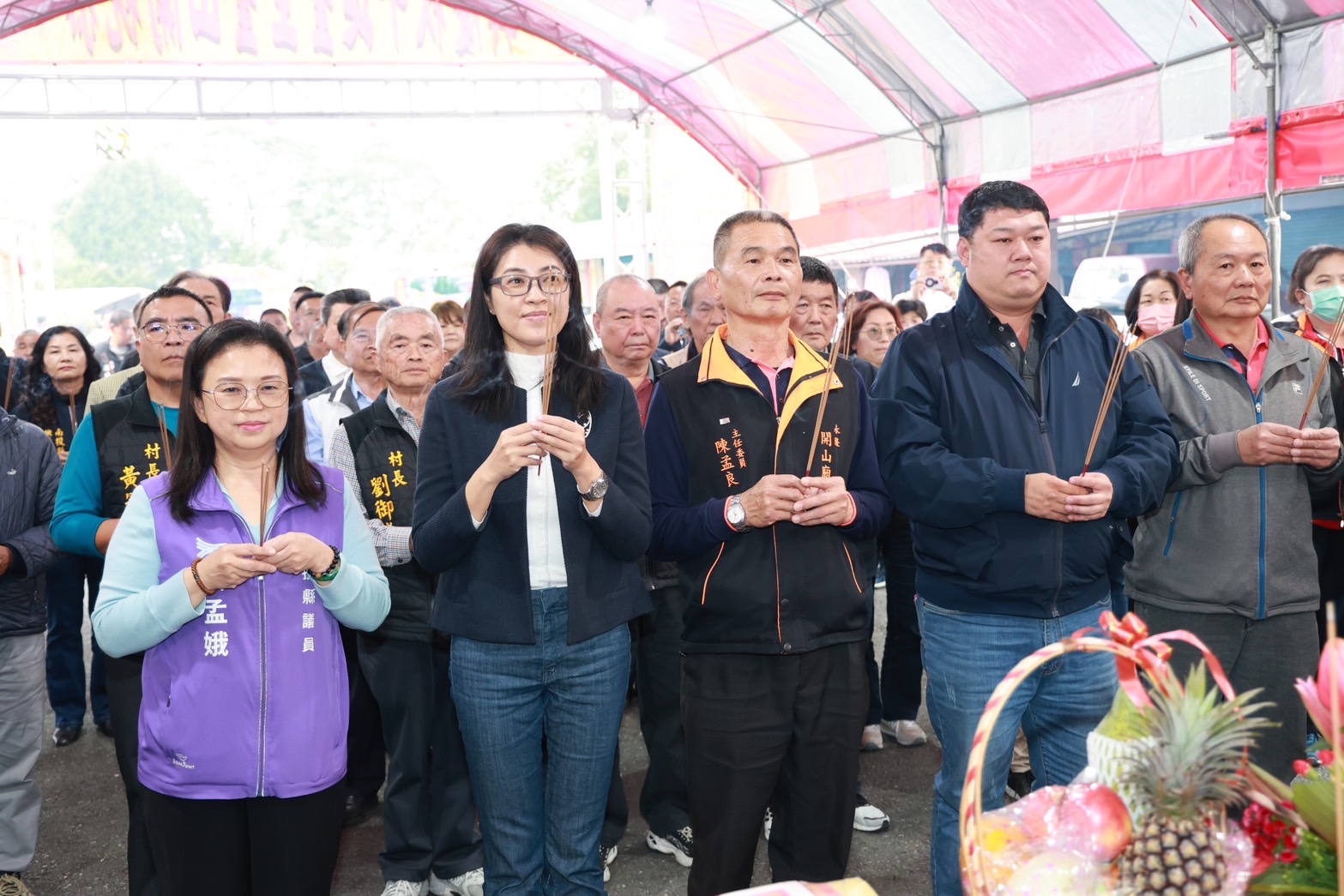 文章圖片-鹿谷永隆開山廟慶祝開山聖王聖誕暨重建142週年 許縣長獻香祈福