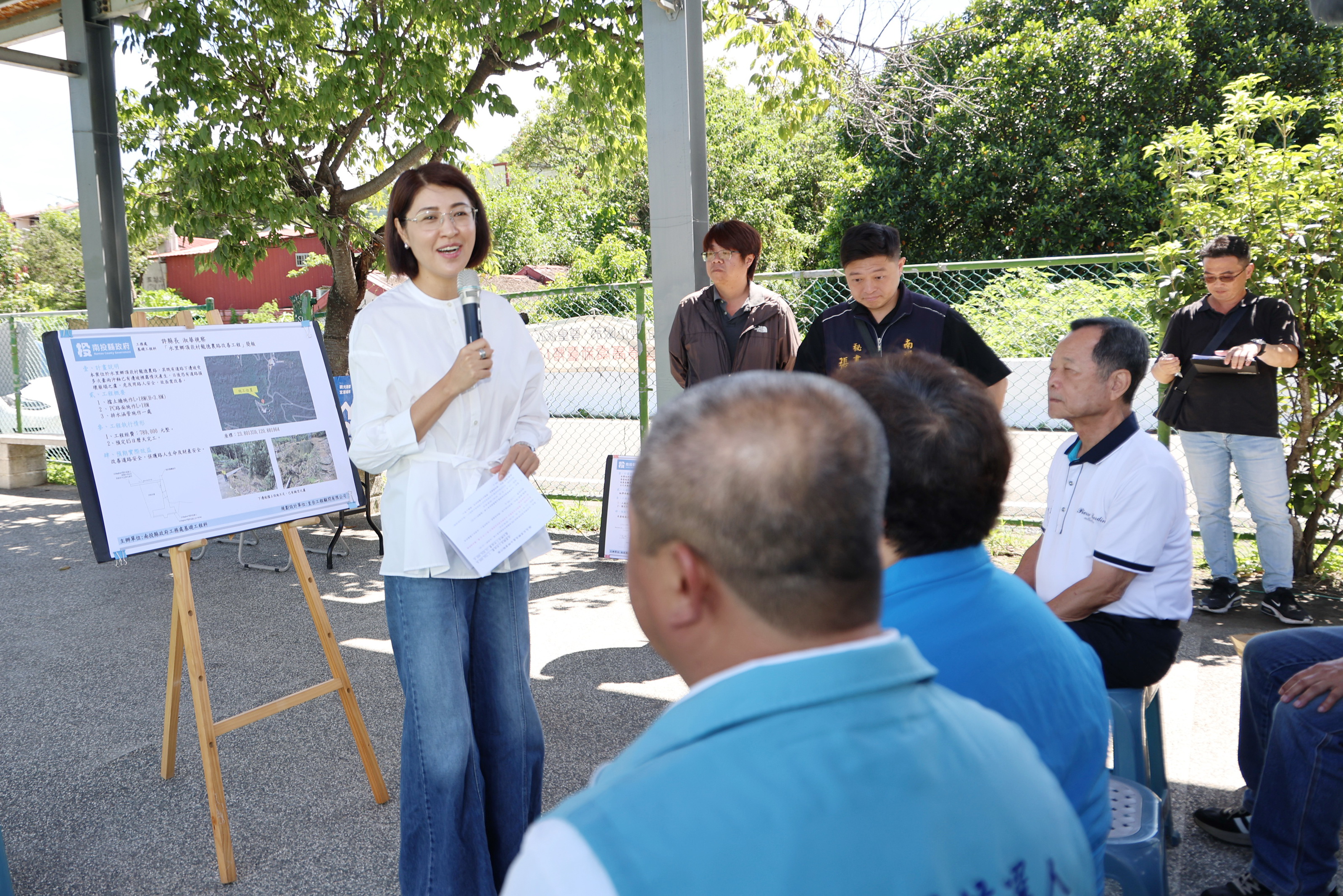 圖片-水里、鹿谷共10處農水路需改善 許縣長核定1,855萬餘元推進改善