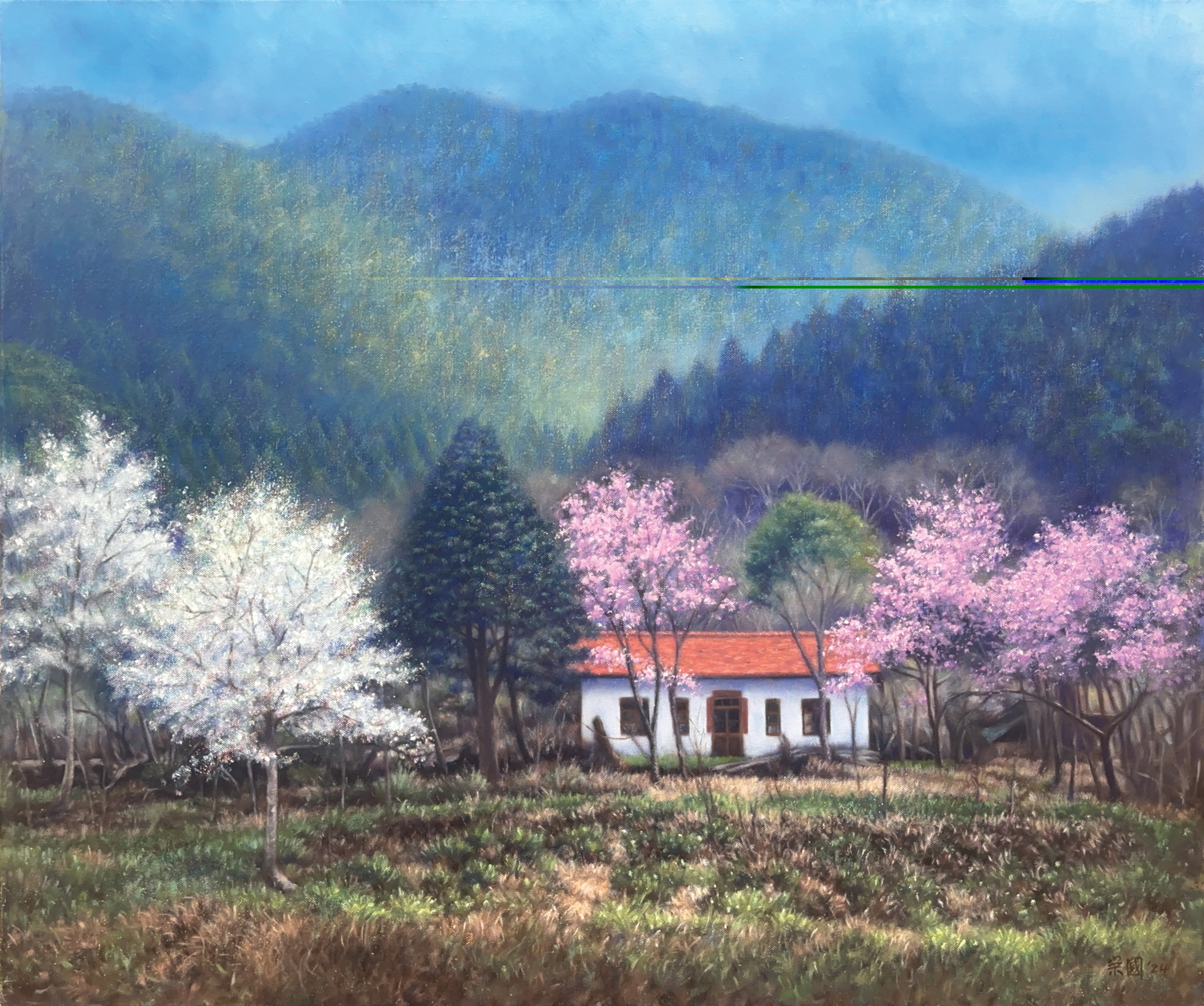 文章圖片-寂光燦爛-盧榮國油畫創作展