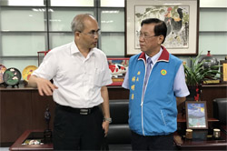 國發會副主委曾旭正拜會縣府  林明溱盼儘速活化中興新村