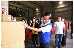 南投農產品銷往山東  第一批茶貨運交