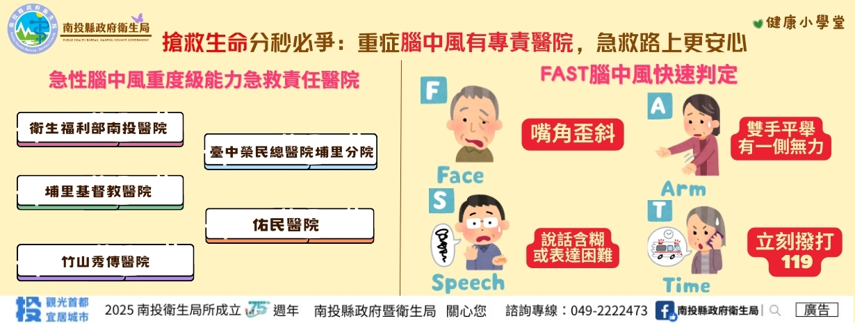 首頁輪播-重症腦中風有專責醫院，急救路上更安心